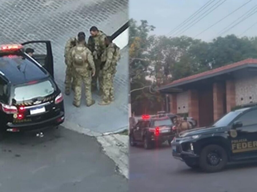 IMG_7150 Polícia apreende R$ 100 mil, placas de viaturas e material de campanha na casa de ex-secretário da SSP-AM